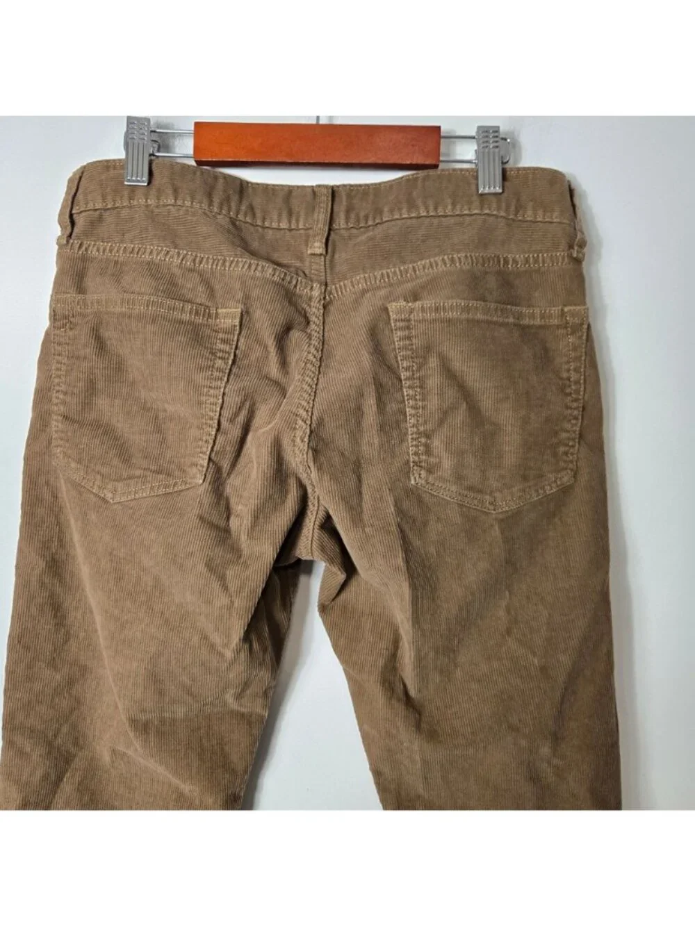 J. Crew 484 Corduroy Men's Size 29 x 30 Slim Straight Pants Oak Tan
